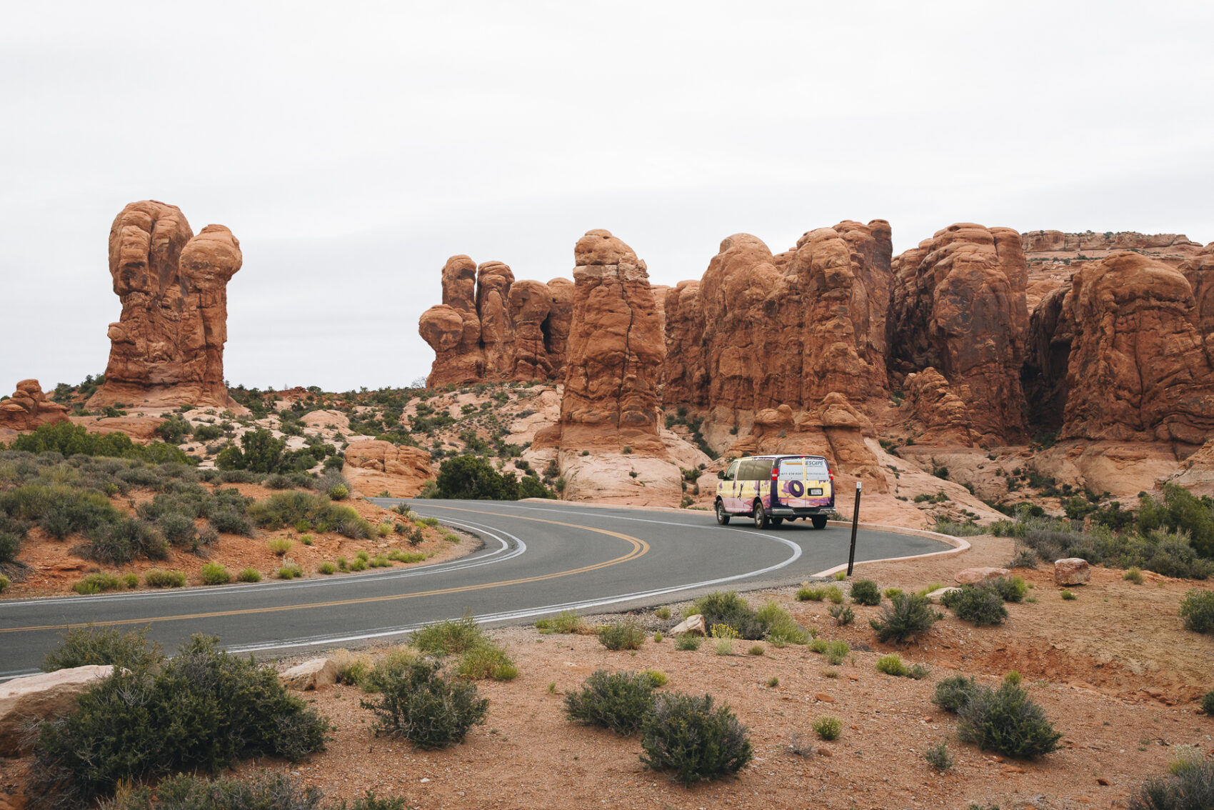 Arches National Park dans l'Ouest américain