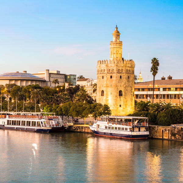 Vue du Guadalquivir pour illustrer le budget et l'organisation du voyage