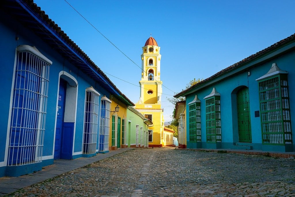 Clocher de Trinidad à Cuba