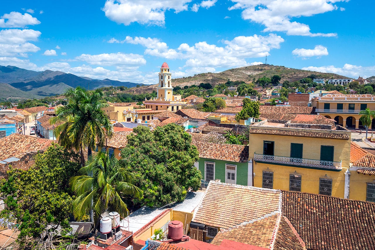 Vue de Trinidad à Cuba